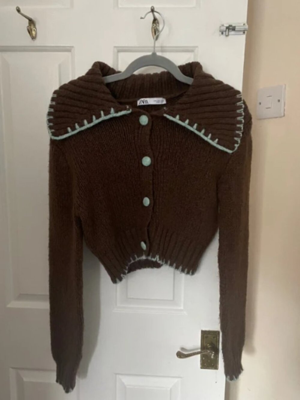 Zara Brown Jumper – Size S (UK 8-10)